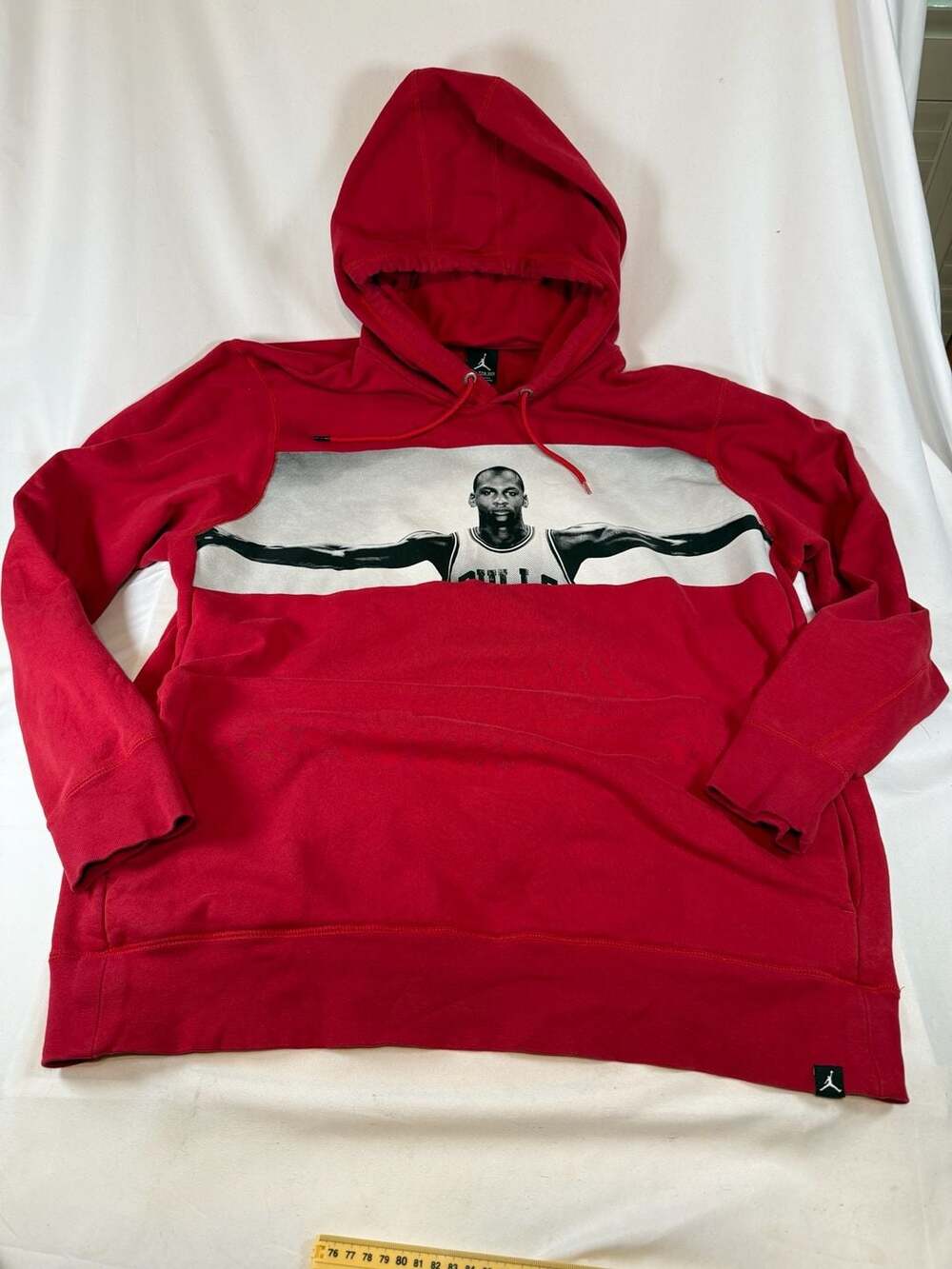 Jordan Legend Flight Lite Hoodie Size XXL Red Air Jordan Chicago Bulls Michael J